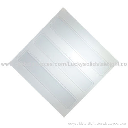 LED Grille Light, 32W Power, Milky White Cover, 90-264/90-305V AC Input Voltage, Sized 600*600mm